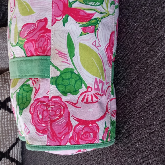 🌺RARE Lilly Pulitzer🌺 - Delta Zeta Zip Top Tote - Picture 10 of 16
